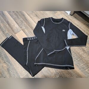 Thermal Underwear Set Fleece Lined - Youth Large